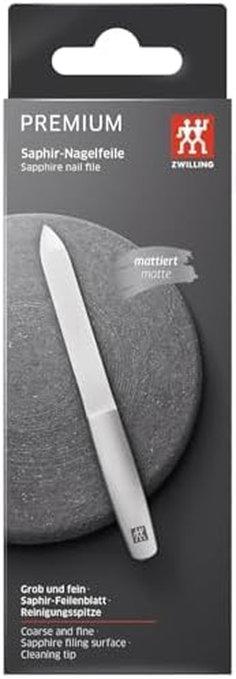 ZWILLING TWINOX Sapphire Nail File, Satin, 13Cm