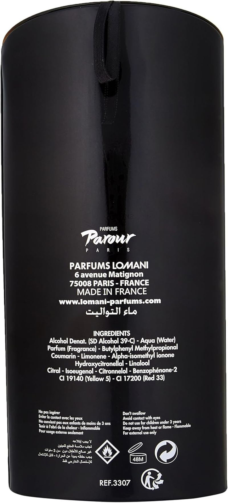 Lomani Gold Eau De Toilette Spray for Men 100 Ml image number 3