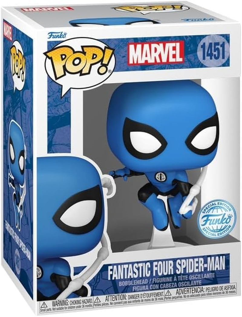 Funko Pop! Marvel Comics Fantastic Four Spiderman Vinyl Figure Toy, 4.2-Inch Height image number 1
