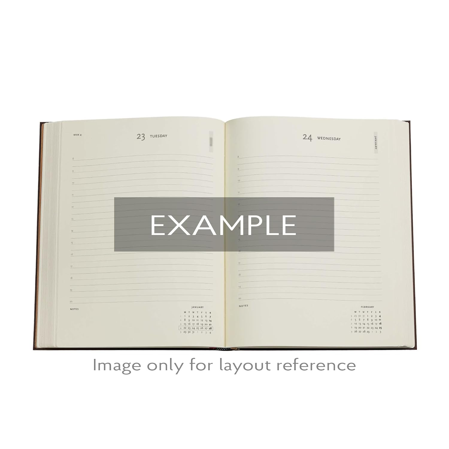 Firebird (Birds of Happiness) Midi 12-Month Day-At-A-Time Softcover Flexi Dayplanner 2025 (Elastic Band Closure) image number 2