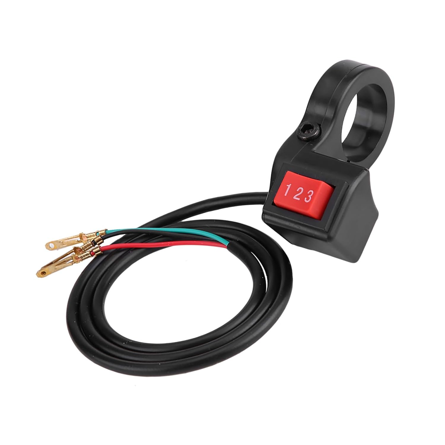 3 Speed Handlebar Electric Module Switch Shift, 22Mm 7/8In for Motorcycle, E Bike, Scooter image number 5