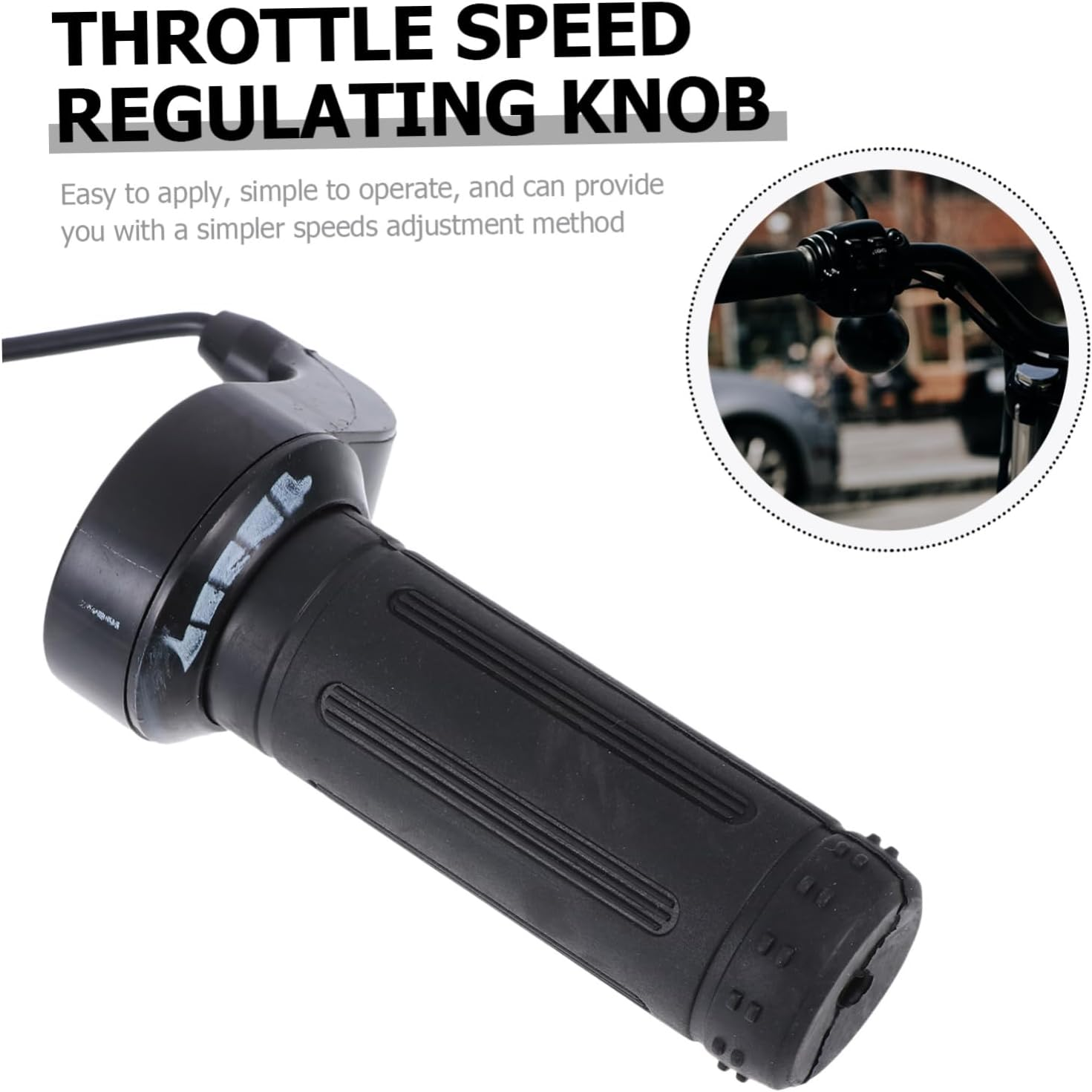 Ibasenice Professional Throttle Handle Grip Gas Grip for Motorbike ATV Accessories