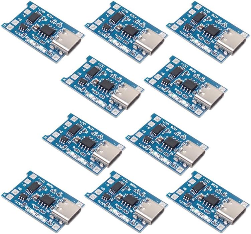 10Pcs TP4056 5V 1A USB Type-C 18650 Lithium Battery Charging and Protection Board image number 2