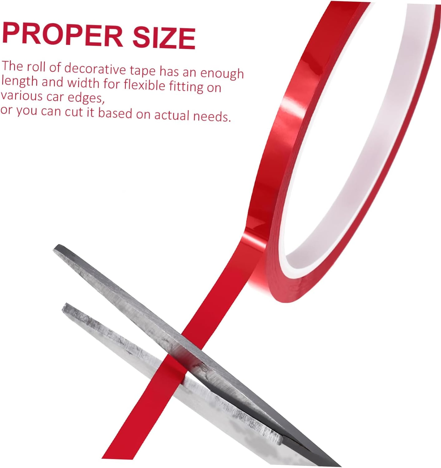 Operitacx 2Rolls Auto Trim Adhesive Tape Car Decorative Strip Automotive Tape for Car Detailing image number 3