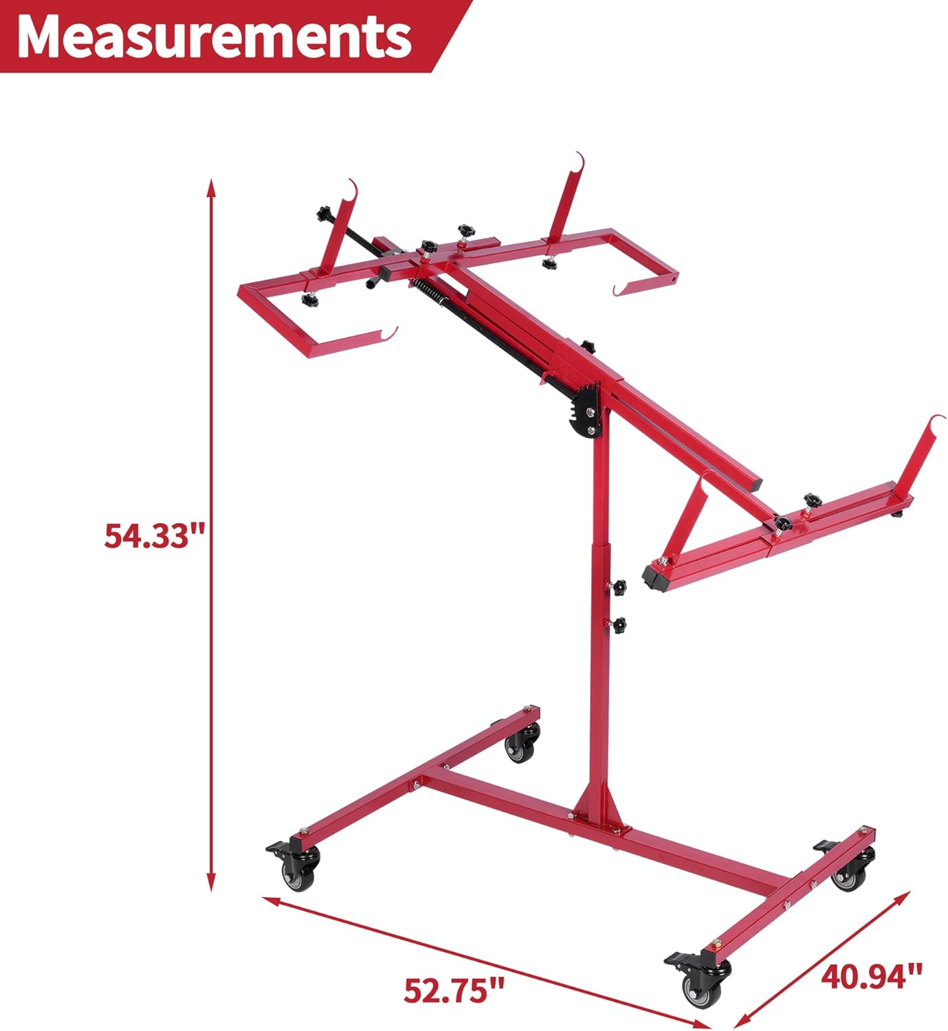 Multifunction Panel Paint Stand, 90&deg; Adjustable Rotating Paint Rack image number 4