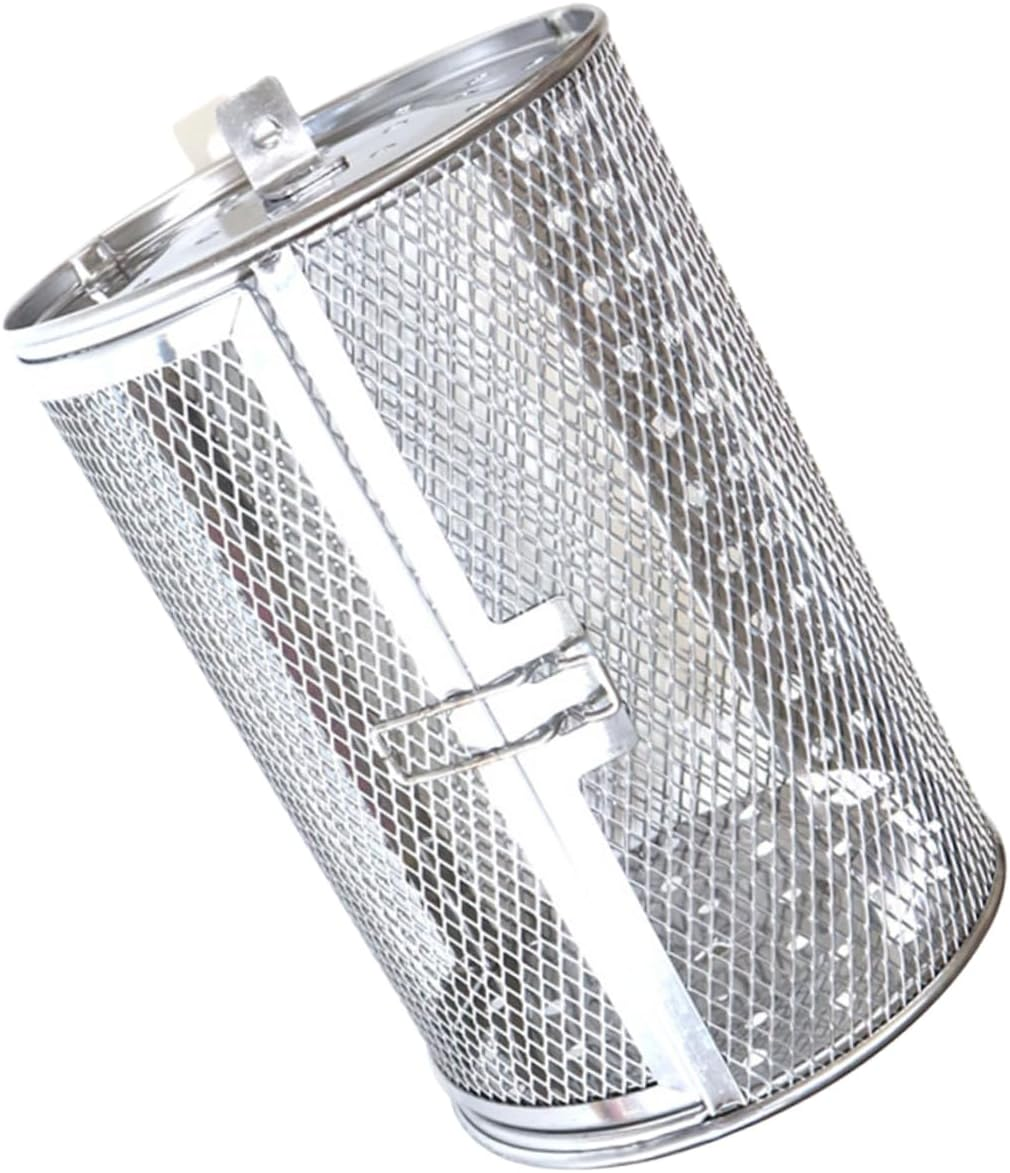 VANZACK Rotisserie Oven Accessories BBQ Vegetable Grill Basket Air Fryer Rotisserie Basket image number 4