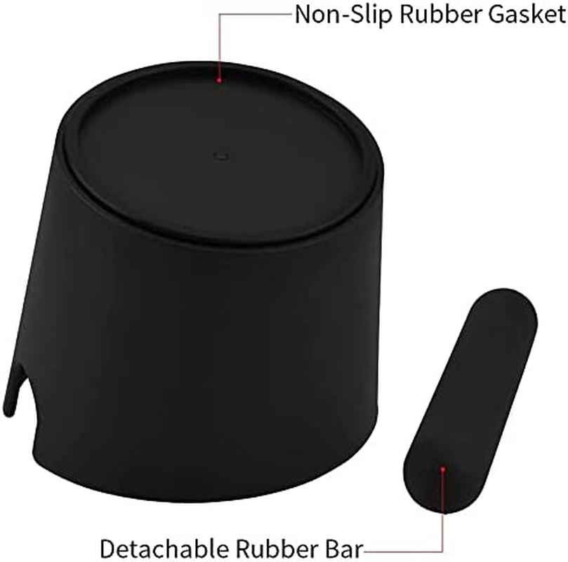 Espresso Knock Box 4.8 Inch Shock-Absorbent Durable Barista Style Coffee Knock Box with Removable Knock Bar and Non-Slip Base Espresso Dump Bin Coffee Grounds Container image number 4