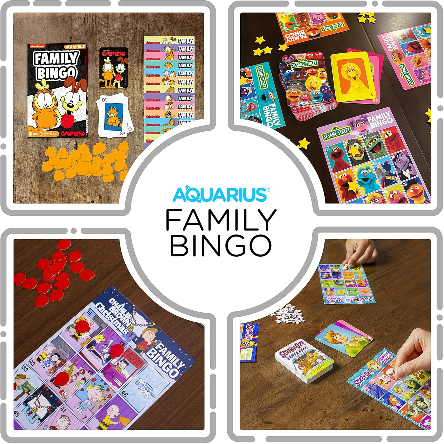 AQUARIUS Garfield Bingo Game - Fun Family Party Game for Kids, Teens and Adults - Entertaining Family Game Night Gift - Officially Licensed Garfield Merchandise - Ages 8 and Up image number 2