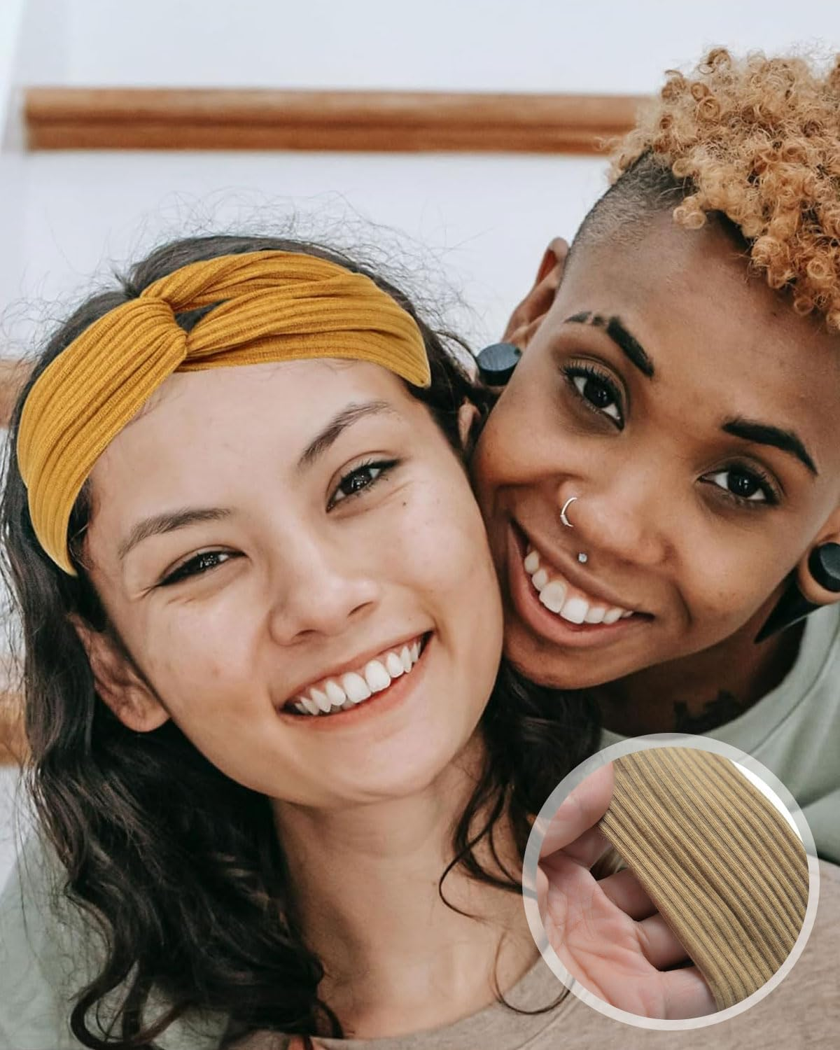 KGDUYC 5-Pack Women'S Retro Knot Hair Bands