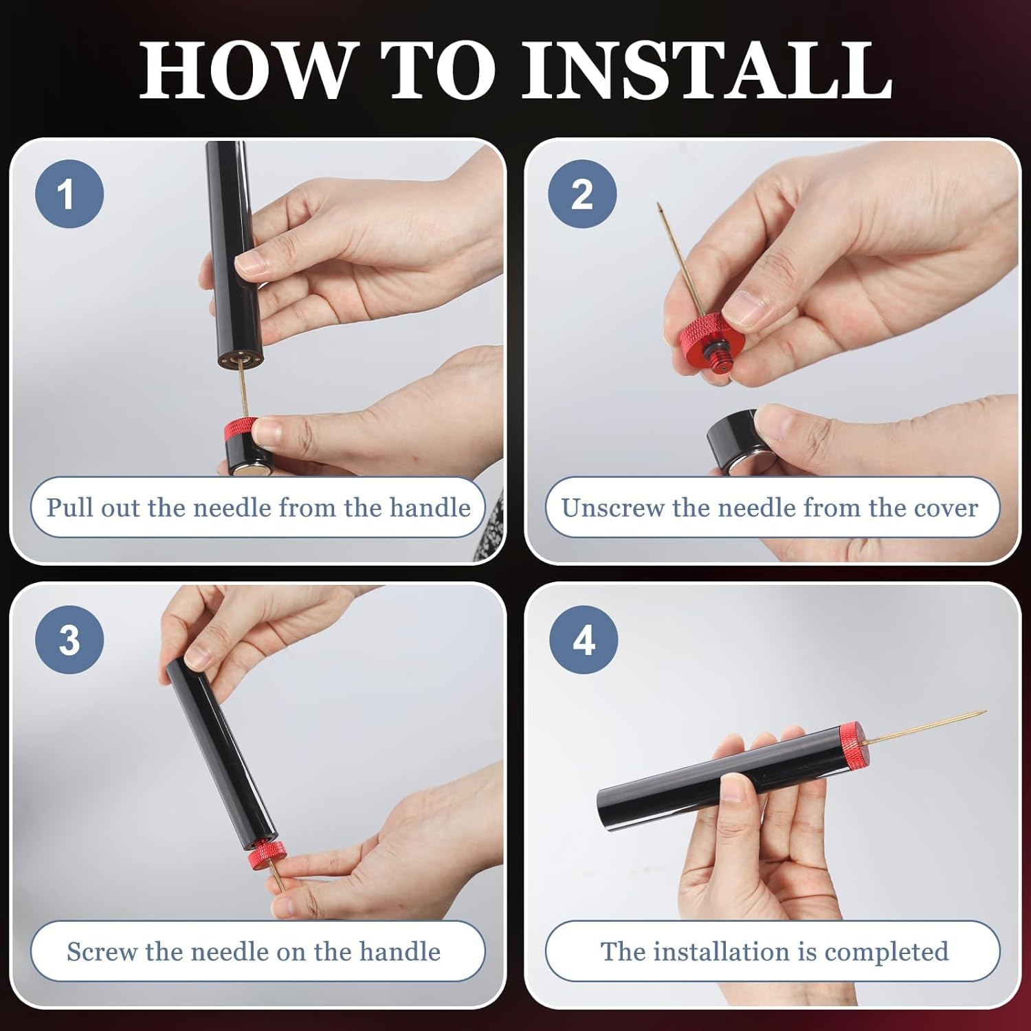 Marchpower Air Pressure Pump Wine Bottle Opener for Removing Cork, Professional Handheld Portable, 7S Quick Opening for Home Bars Travel Picnic, No Damage Cork, Effortless, Red