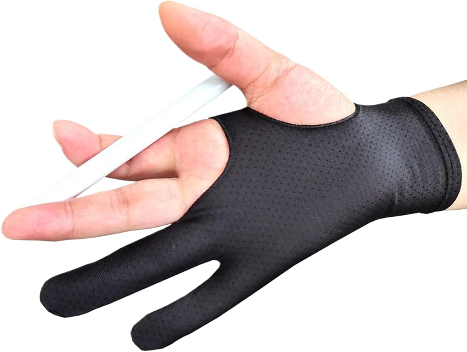Meindin Digital Drawing Glove,Two-Finger Art Glove for Drawing Tablet - Breathable Accessories Reduces Friction for Crafting Painting Beginners Professionals