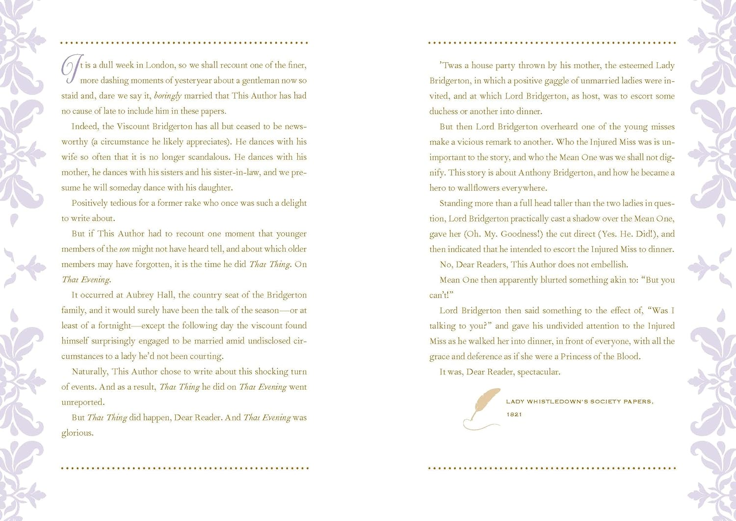 The Wit and Wisdom of Bridgerton: Lady Whistledown'S Official Guide image number 3