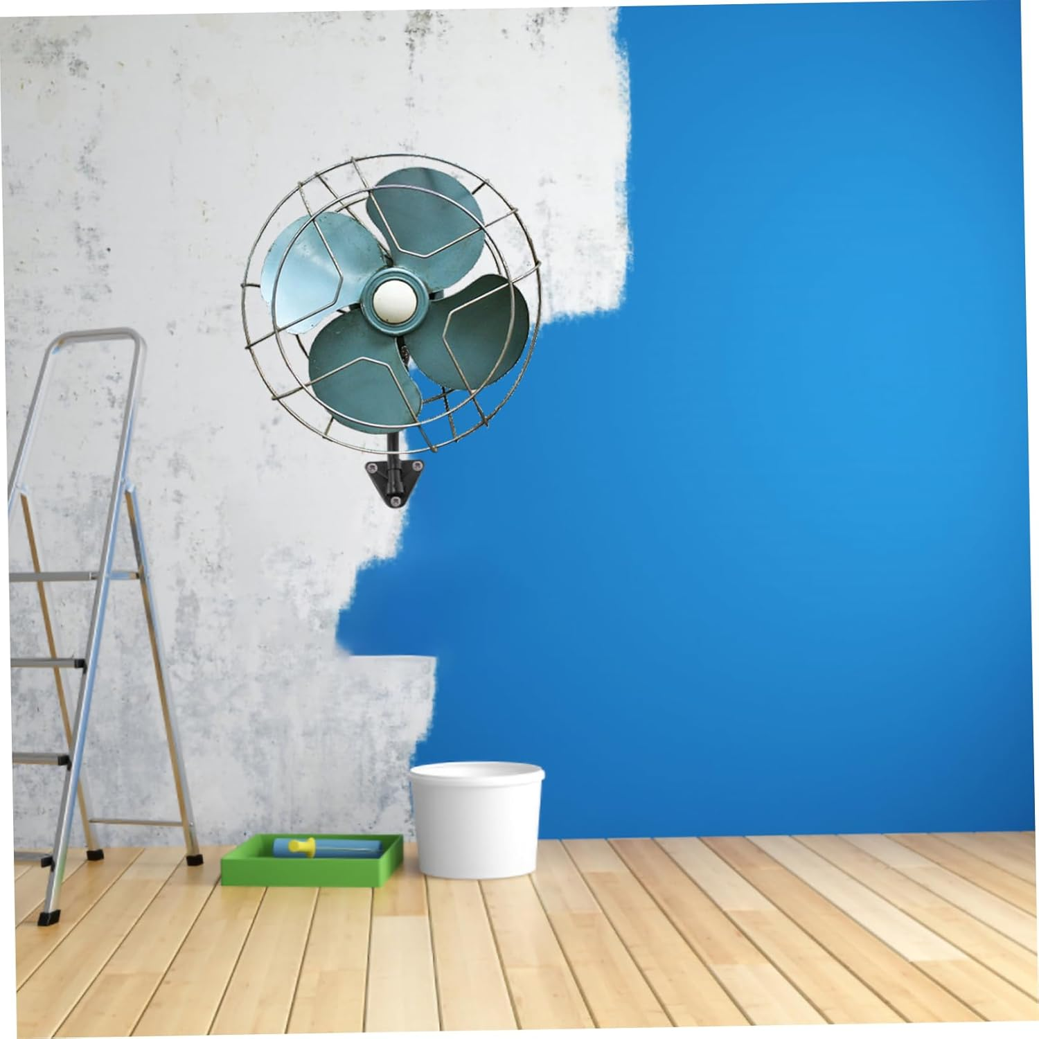 GAROZATION Electric Fan Wall Bracket Fan Mounting Bracket for Wall Fan Universal Mount Iron Construction Simple Assembly image number 1