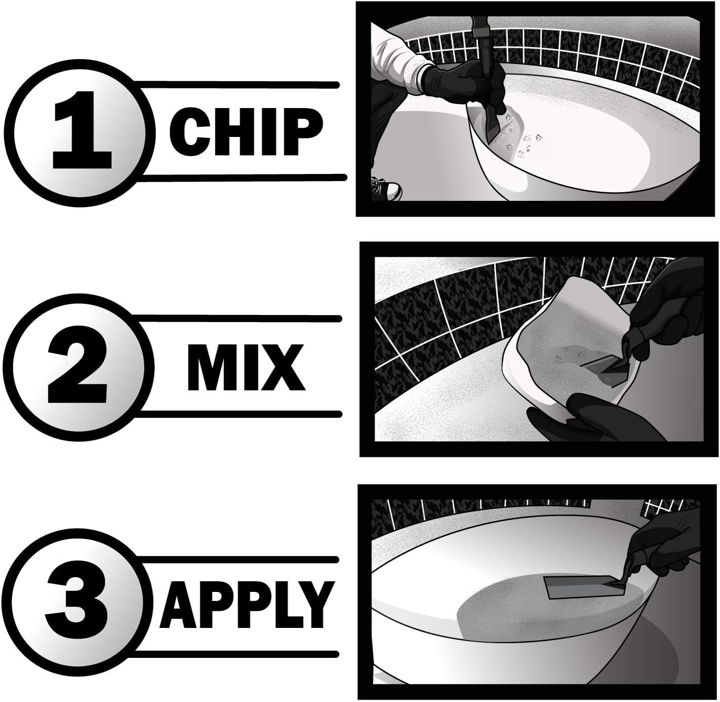 Pool Patch Pool Plaster Repair Kit, 3-Pound, White image number 3