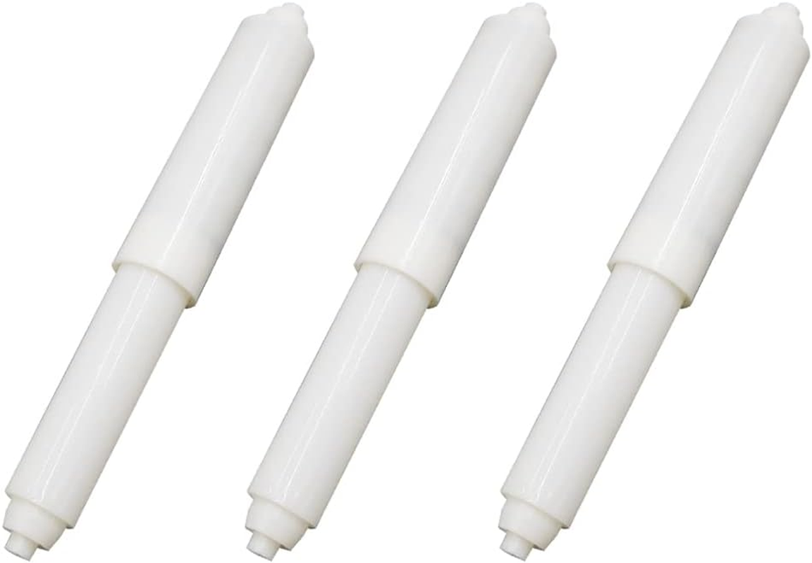 3 Pack Toilet Paper Holder Replacement Roller Plastic Spring Loaded Toilet Tissue Roll Holder Insert, Suitable for Multiple Specifications image number 5