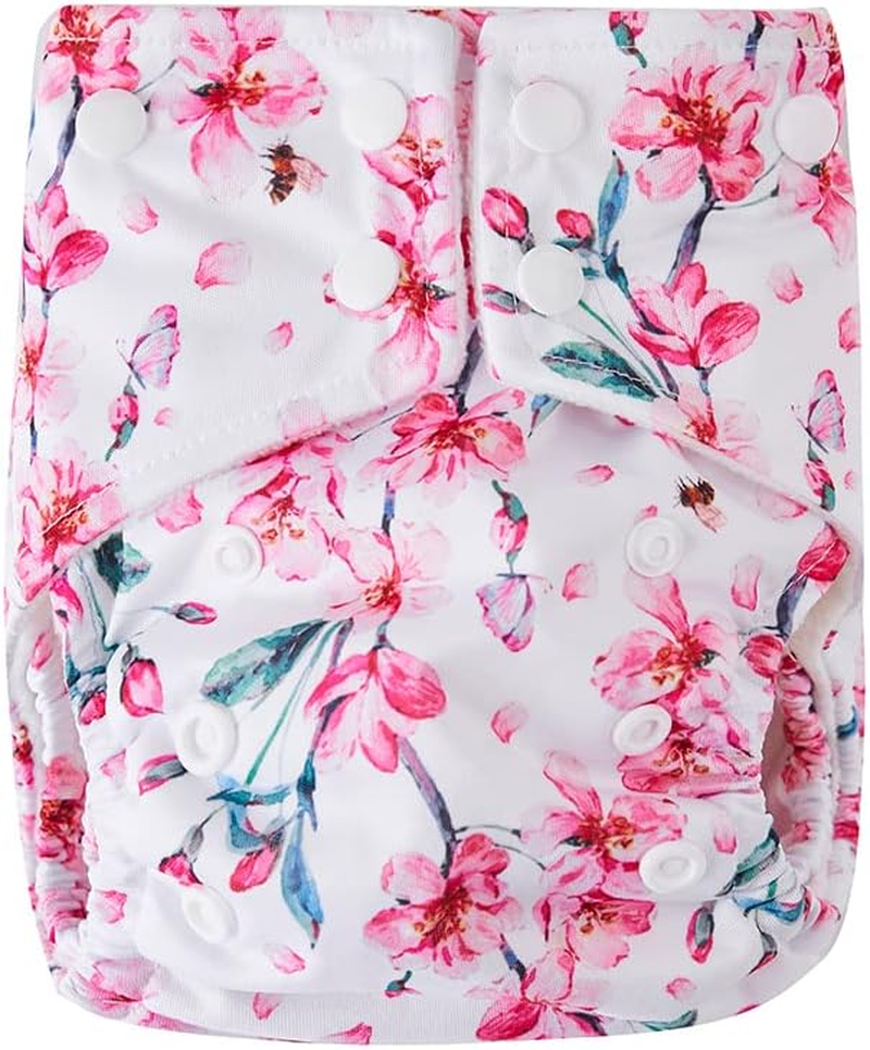 Big Softies Blosum Reusable Nappy and Wet Bag Bundle image number 1