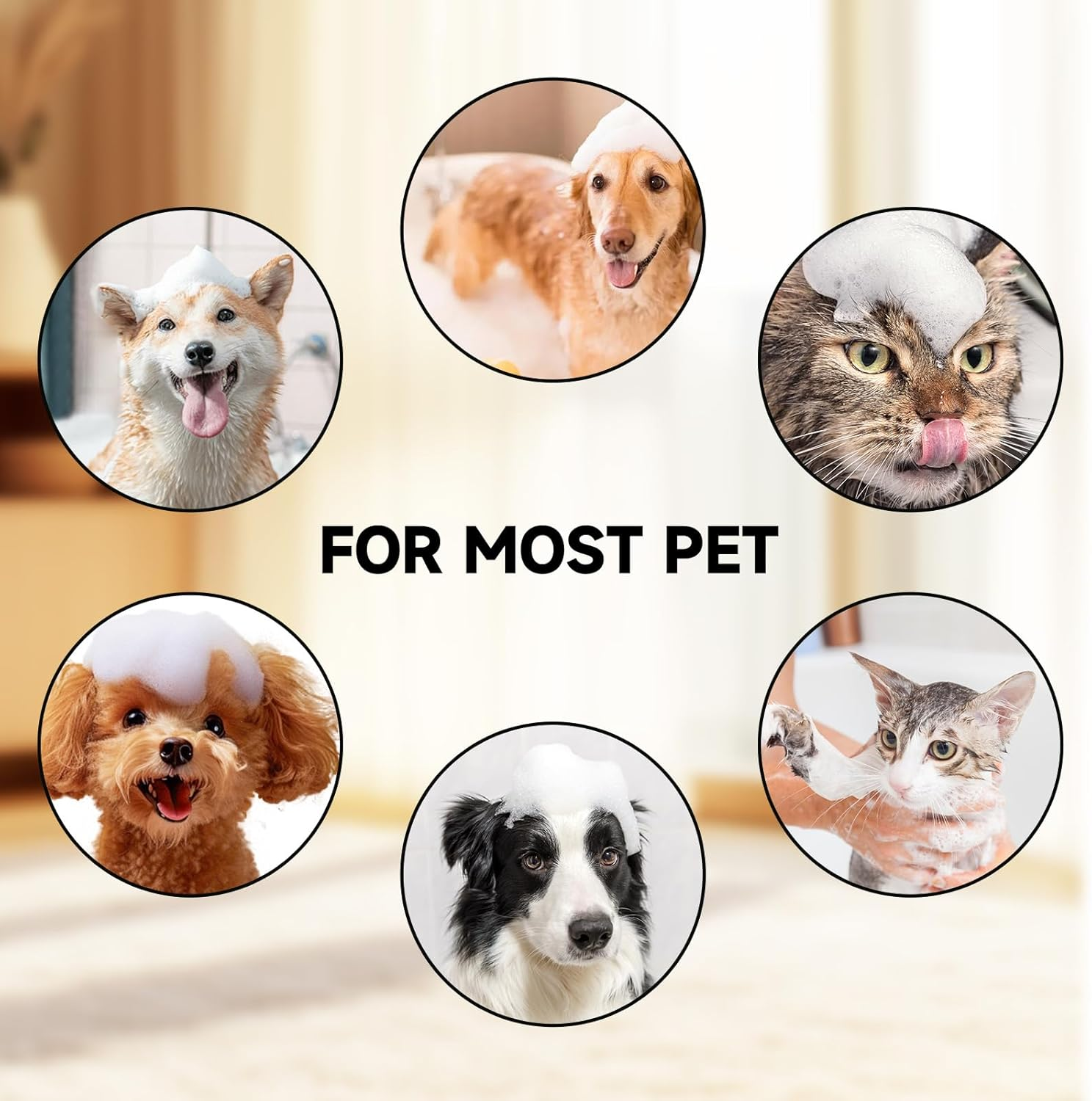 KUEIOX Dog Washing Gloves - Quick Drying Dog Towel,Cat Bath Grooming Gloves Brush with High-Density Teeth for Bathing Massaging，Absorbent Pet Bath Towel 30.3"X13.8" with Hand Pocket for Dog Cat (Blue) - Blue image number 6