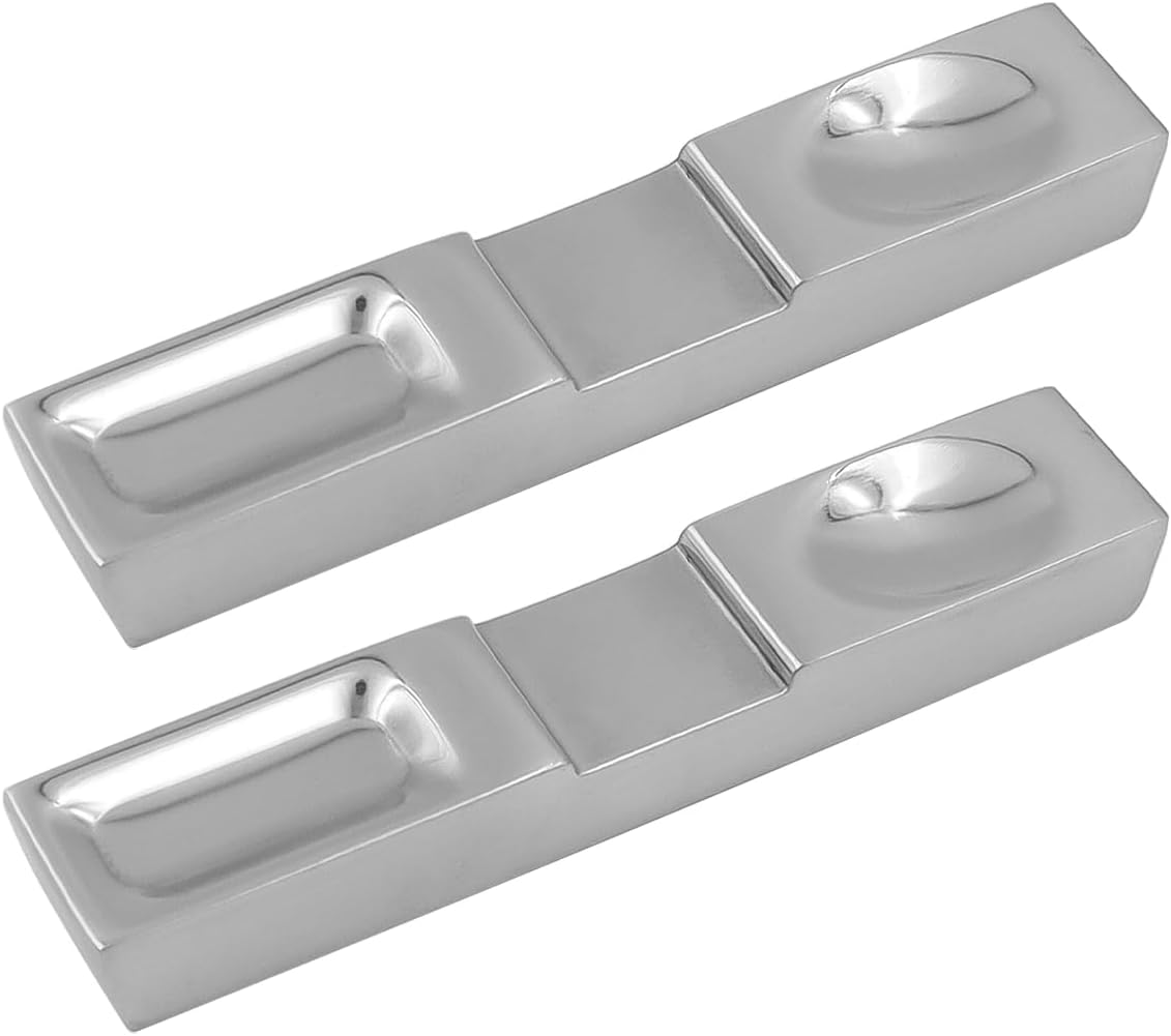 2 Pcs NUZAMAS Chopstick Rest Stainless Steel Chopsticks Holder Reusable Tableware Holder for Home Hotel Metal Cutlery Shelf