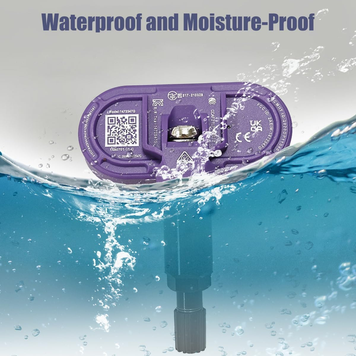 B-Qtech Tesla Bluetooth TPMS Sensor Tire Pressure Monitoring System Sensor Compatible with Tesla Model 3, Model Y, Model S, Model X 2021 2022 2023 image number 3