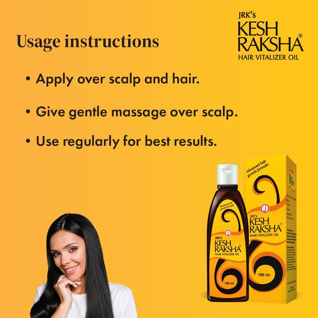 Kesh Raksha Hair Vitalizer Oil 100 Ml Pack of 2