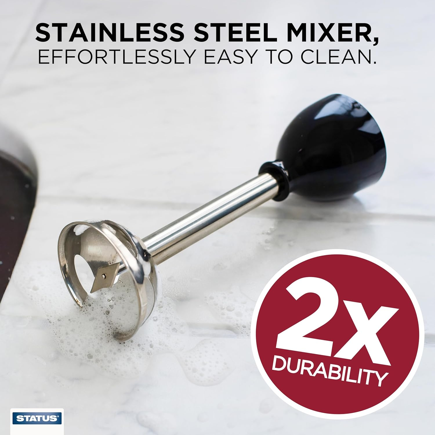 STATUS Concord Hand Blender | Stick Blender 2 Speed | 200W Black Hand Held Blenders | CONCORD1PKB4 image number 1