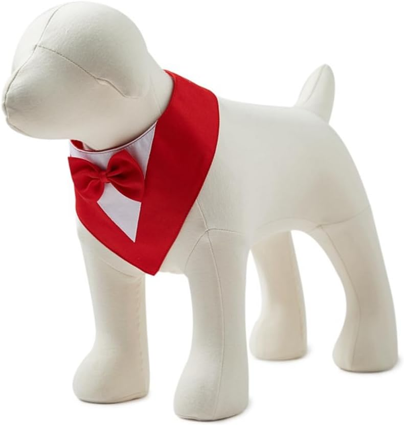 VENEKA Dog,Formal Dog Wedding Collar with Bow Tie,Dog Birthday Costume Pet,Dog Valentines Outfit Cosplay,S Blue High Guality image number 3