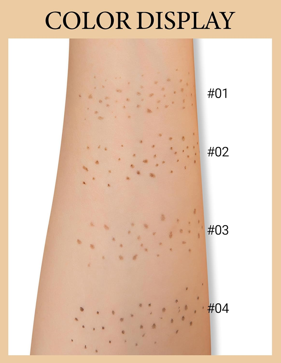 Erinde 2 Colors Natural Freckle Pen, Face Freckle Makeup Tool, Waterproof Long Lasting Quick Dry Freckles Tattoo Marker for Natural Sunkissed Makeup #02+#03 image number 5