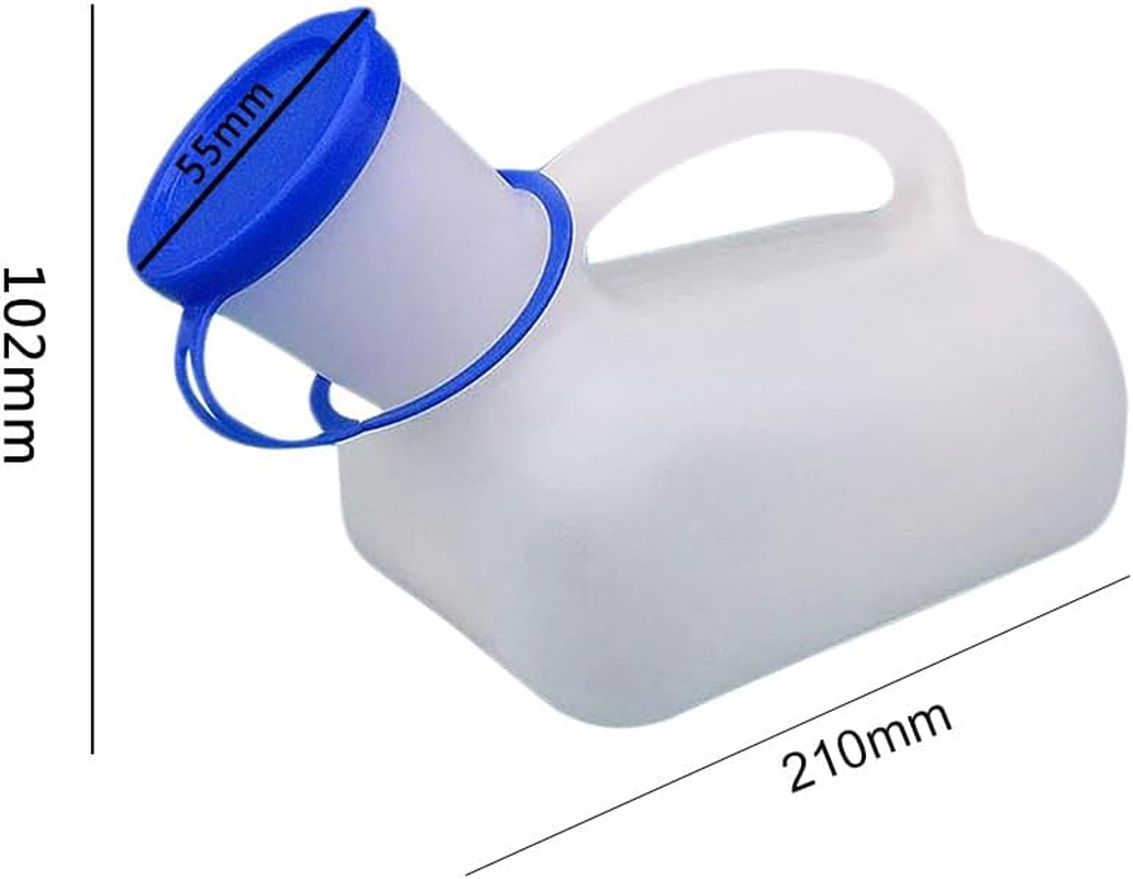 YNPQTDS Travel Urine Bottle | 1000Ml Urine Container with Funnel Lid - Spill Proof Portable Toilet for Women Men Camping Hiking Fishing Backpacking Walking Road Trip Outdoor Activities Climbing image number 3
