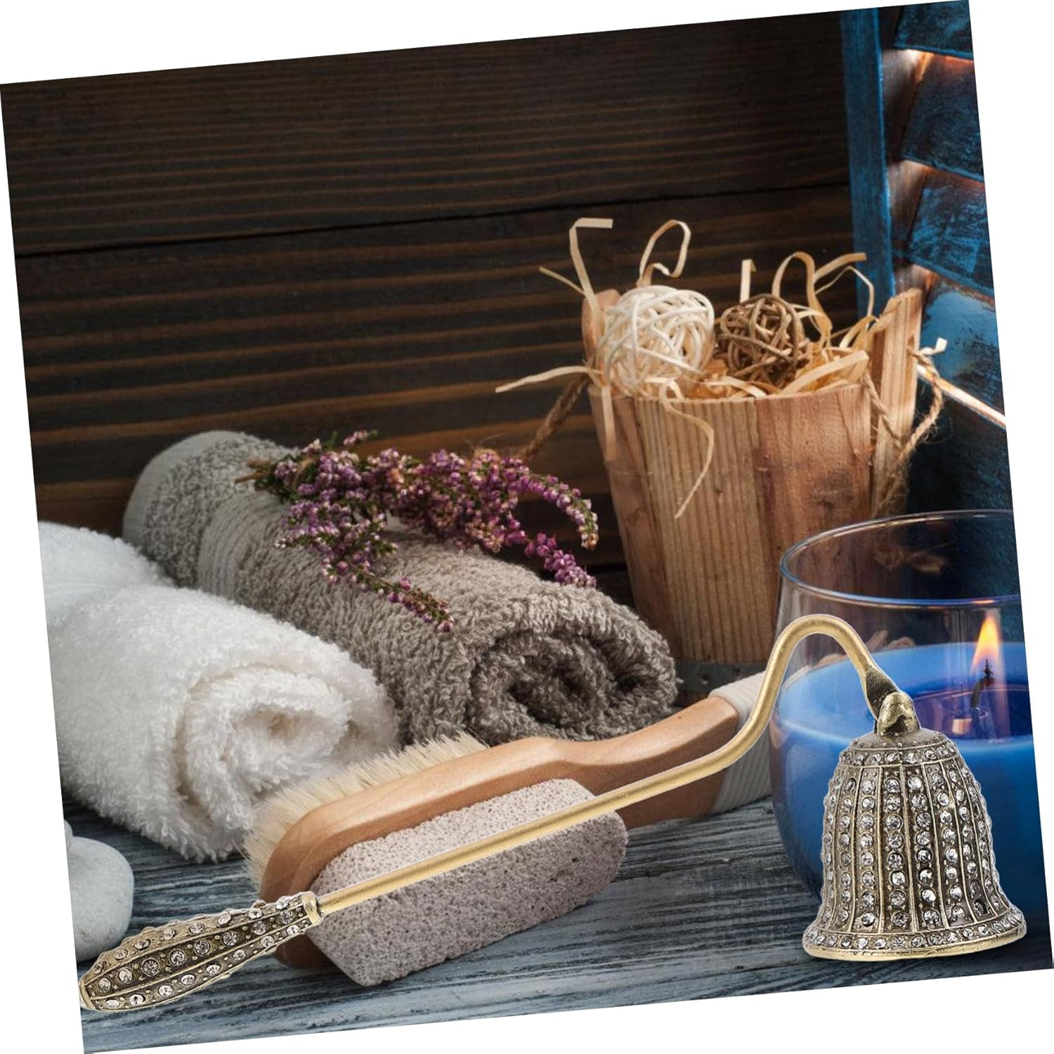 DEARMAMY Candle Light Extinguisher Tool Vintage Design Snuffer Home Wick Extinction Device