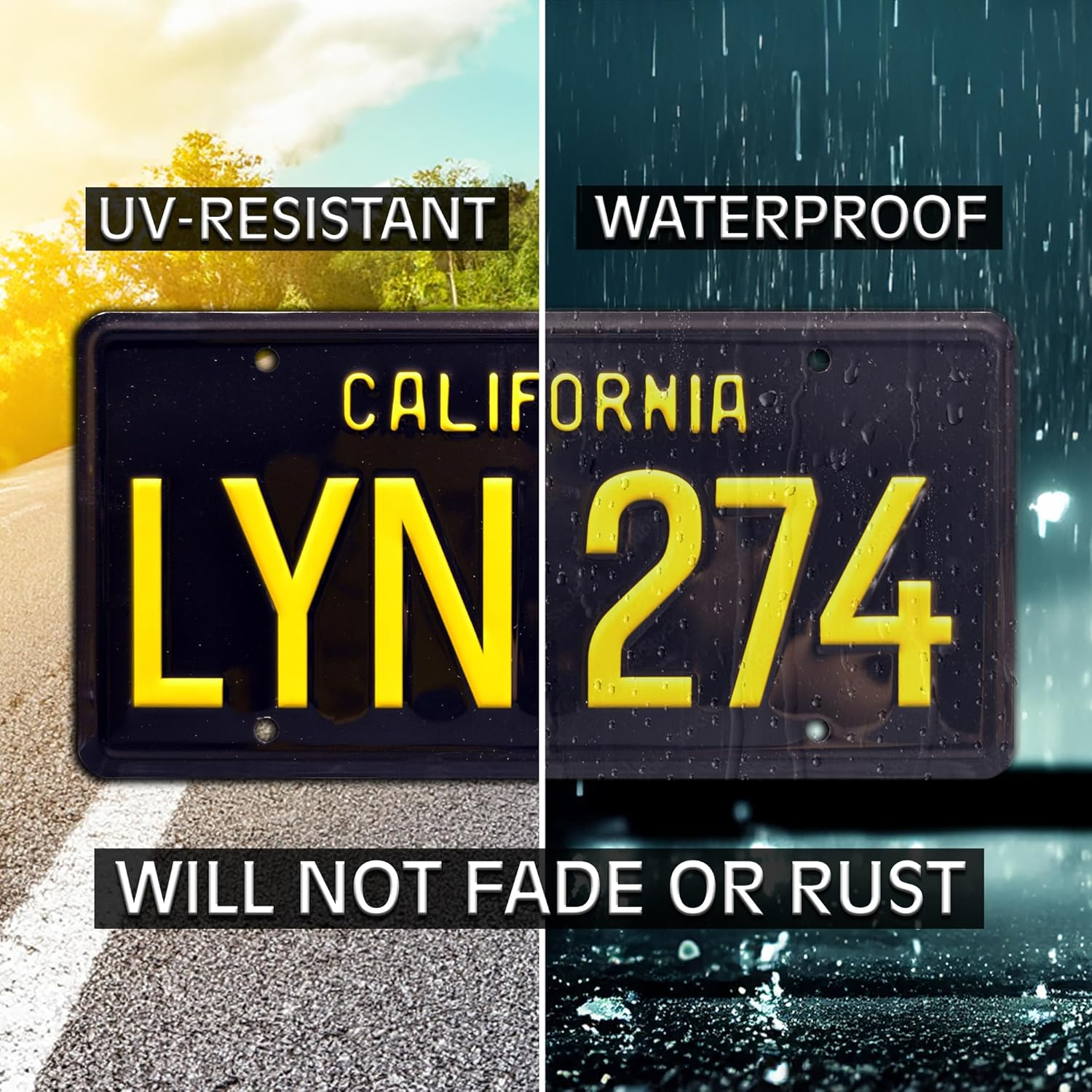 Gone in 60 Seconds | LYN 274 | Metal Stamped License Plate image number 5