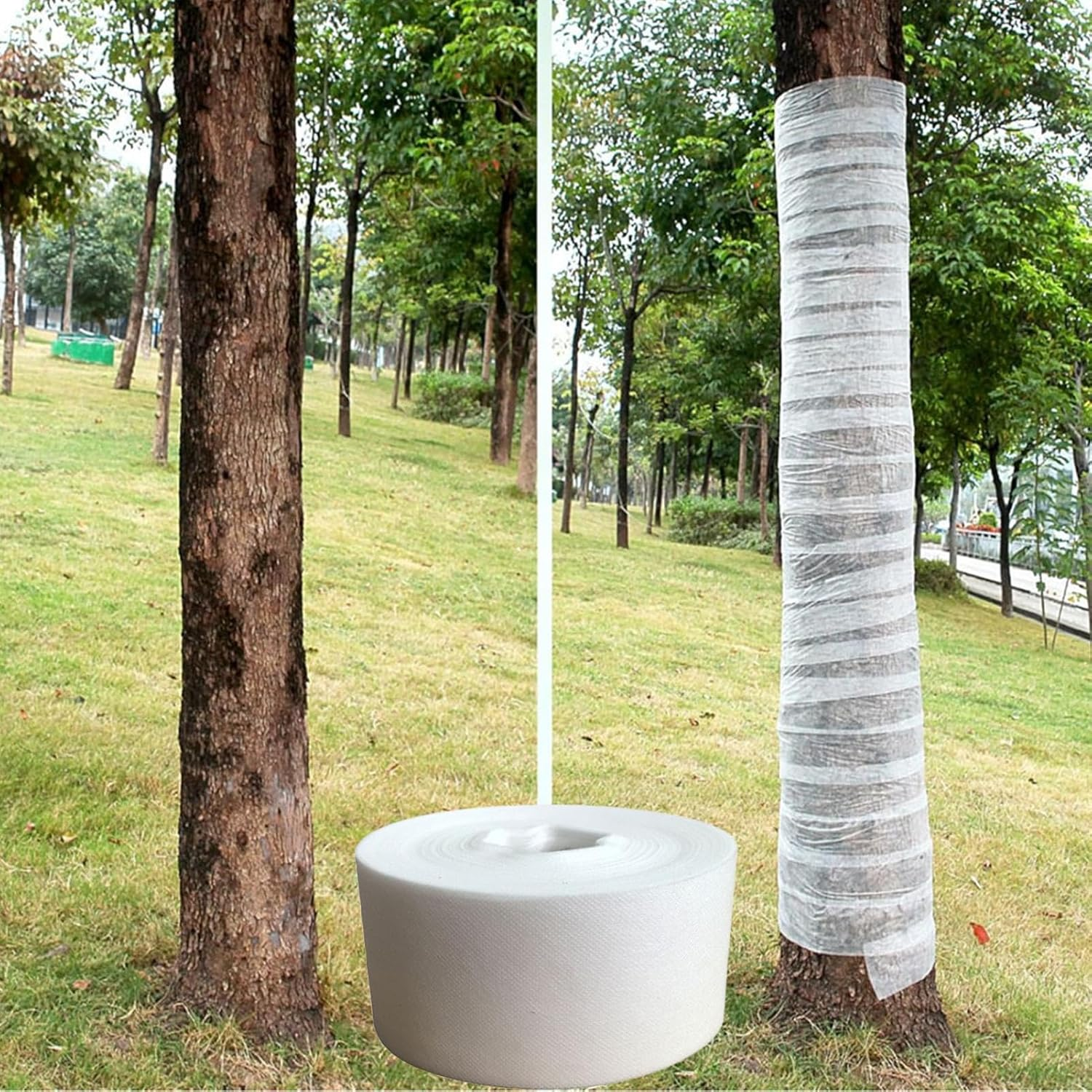 Winter Tree Care Supplies, Outdoor Plant Protection, Tree Bark Insulation, Gardening Winterization Products, Breathable Tree Covers, Tree Warming Solutions, Moisture Retention Fabrics, Non-Woven Garde image number 6