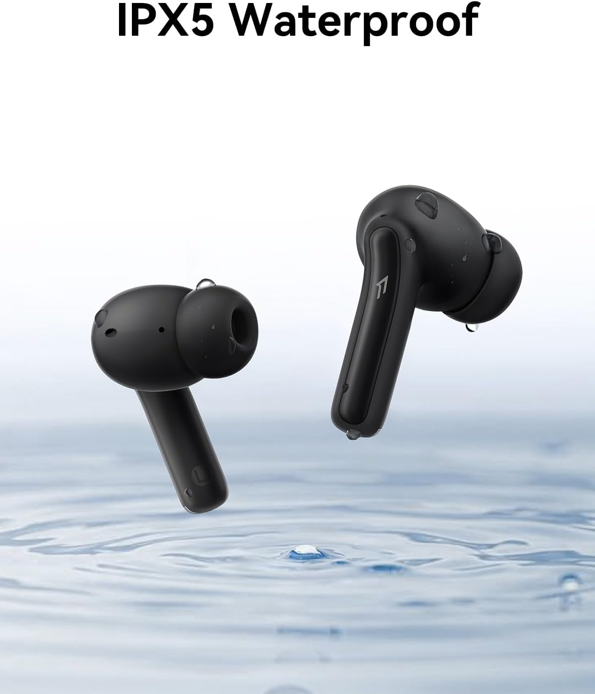 1MORE Q21 Wireless Earbuds, Noise Cancelling Headphones, Aerospace-Grade Driver, 4 MIC ENC for Crystal-Clear Calls, Dual-Device Connection, 6 EQ Presets, Bluetooth 5.4, IPX5, LDAC (Black) image number 6