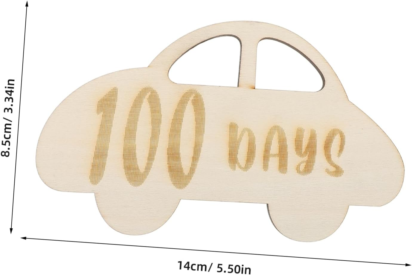 HOODANCOS Custom Milestone Sign Wooden Growth Record Cards Born Milestone Souvenir Decor image number 3