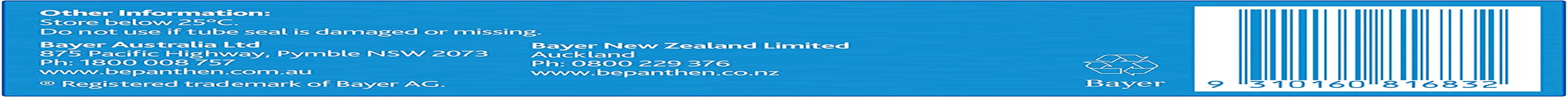 Bepanthen Antiseptic Soothing Cream for Cuts, Bites & Stings, Chafed Skin, Cracked Skin, Scalds and Sunburn, 100 G image number 4