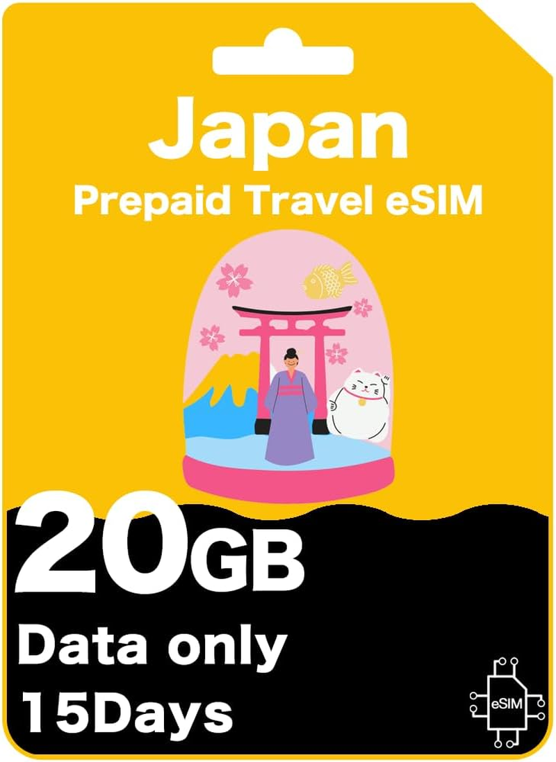 Japan Prepaid Travel Esim Card - 20GB High Speed Data/Unlimited Data at 256Kbps for 15 Days -Iijmio image number 5