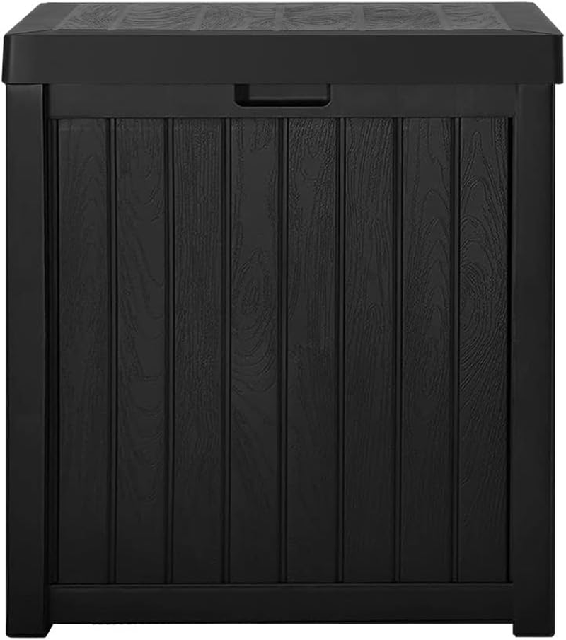 Gardeon Outdoor Storage Box 195L Bench Seat Deck Box for Patio Furniture, Pool Accessories, Cushions, Garden Tools, and Outdoor Toys, Weather Resistant with Lockable Lid and Side Handles (Black) image number 3