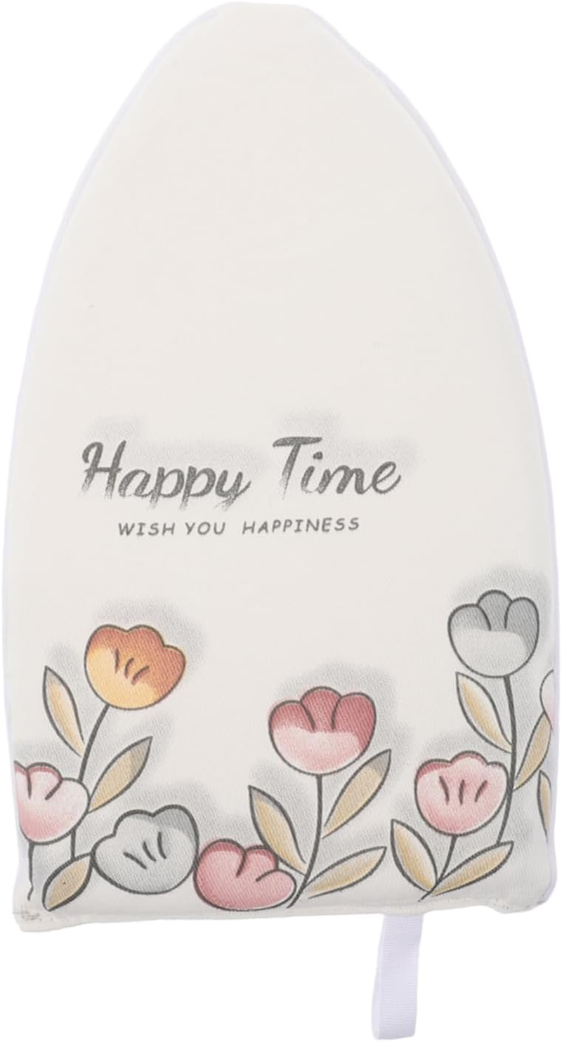 Heat Resistant Ironing Pad Mitt with Thick Sponge Padding Breathable Steam Glove for Home and Travel Portable Scald Steaming Mitt with Hanging Loop Lightweight Ironing Accessory image number 1