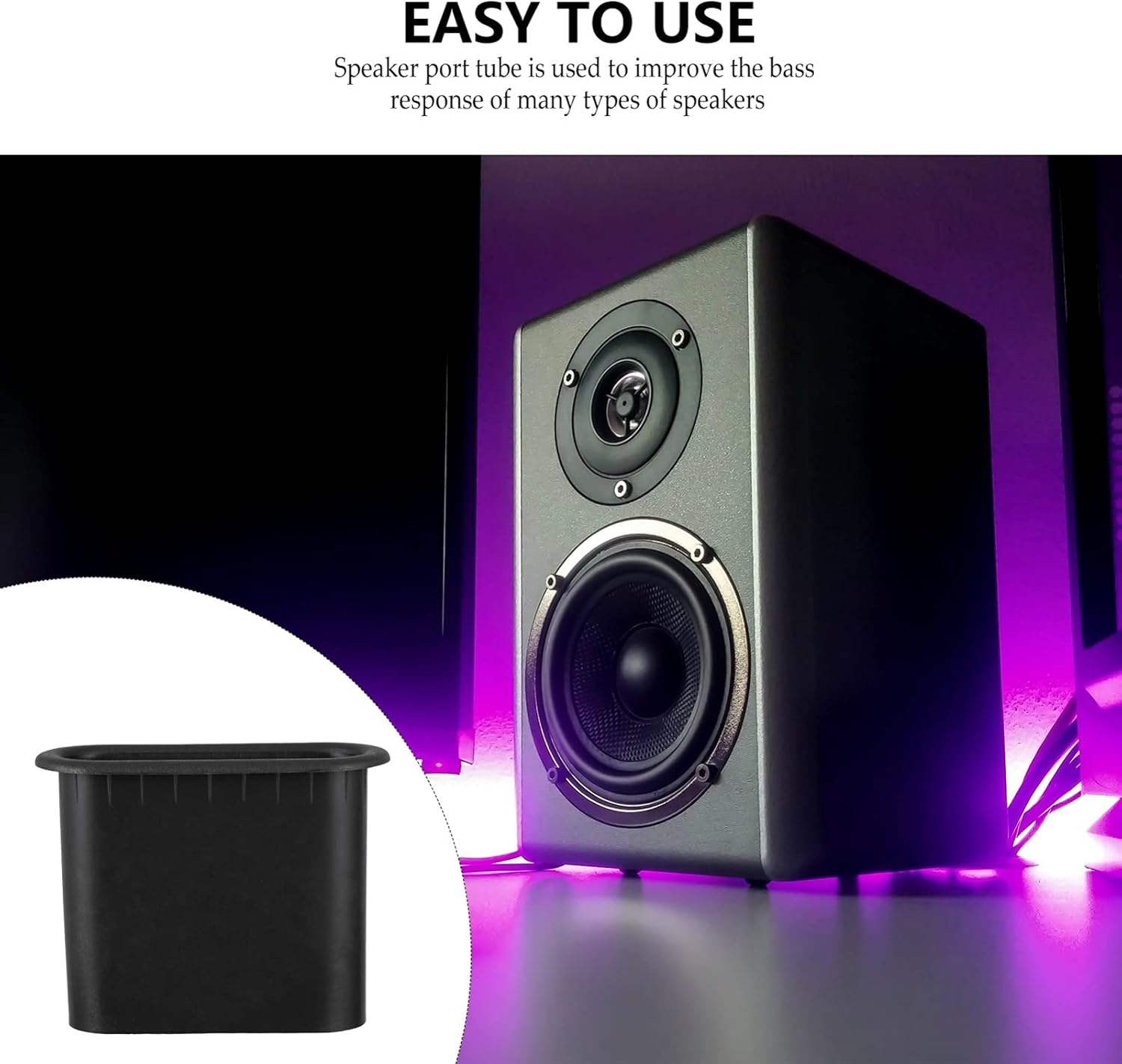 Mipcase 5Pcs Audio Hair Dryer Speaker Air Port Tubes Polished Surface for Safe Use image number 2