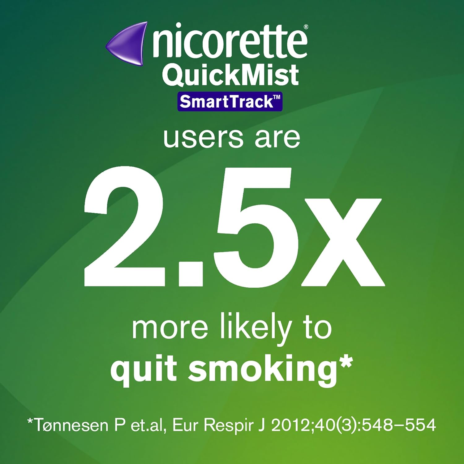 Nicorette Quit Smoking Quickmist Smarttrack Nicotine Mouthspray Duo Pack image number 5