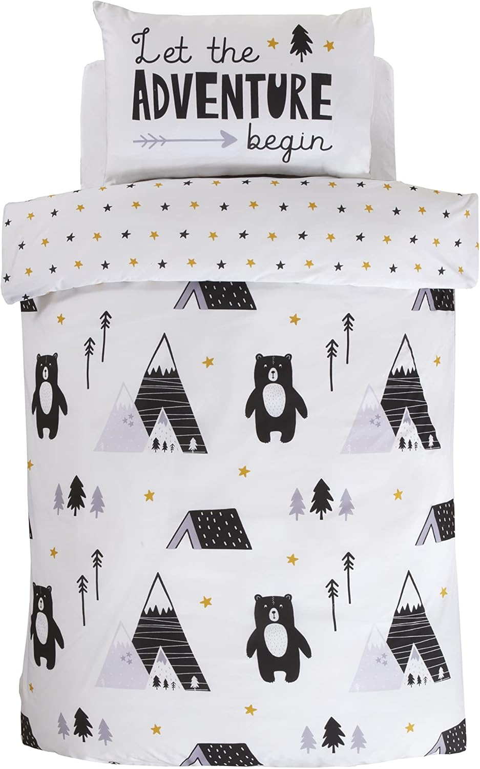 Rapport Home Scandi Bears Kids Duvet Set (Single) image number 1