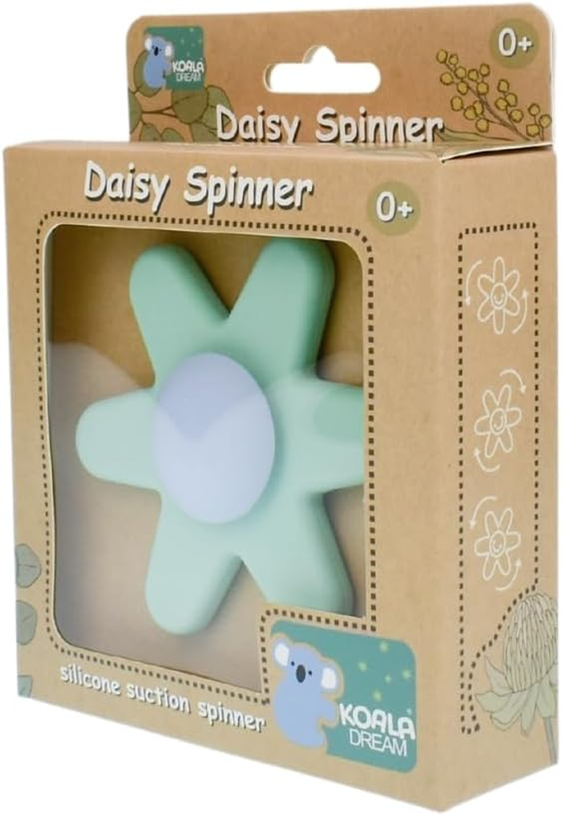 Silicone Daisy Spinner Green