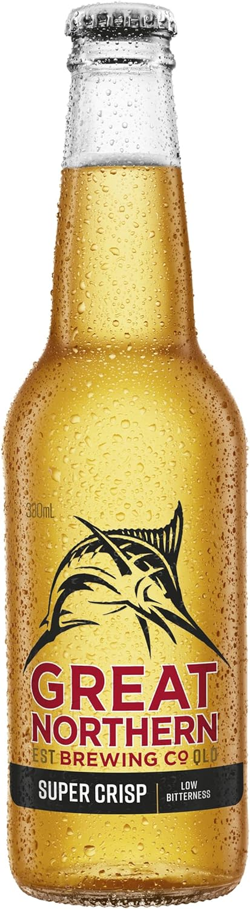 Great Northern Super Crisp Lager, Smooth & Refreshing Finish, 3.5% ABV, 330Ml (Case of 24 Bottles) image number 2