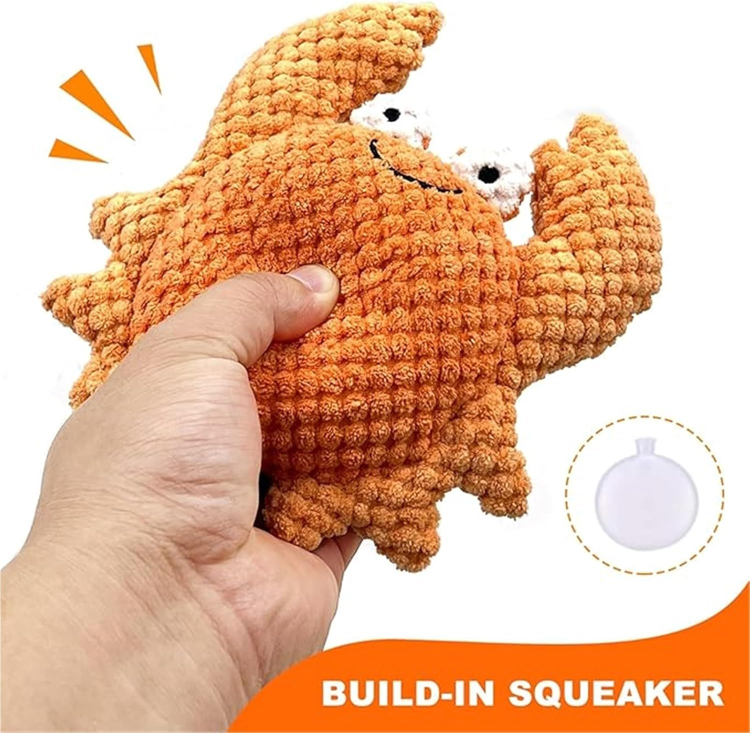 3Pcs Interactive Tough Plush Dog Toy with Squeaker - Durable Chew Toy for All-Size Dogs - Great for Playtime, Training & Mental Stimulation