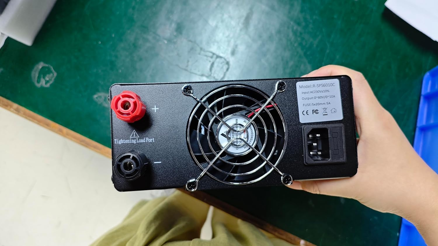 RUZIZAO DC Power Supply 60V 10A Variable,High Power 600W Encoder Regulated Bench Power Supply 6V 12V 24V 36V 48V Lifepo4 Lithium Ion Battery Charger Lab Power Supply Memory/Ocp/Lock Button(Ac 220V) image number 6