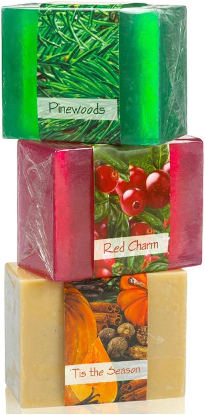 Glycerin Soap Sets by Nabila K (Glycerin Soaps Set 8: Pine Woods, Red Charm, Tis the Season) image number 3