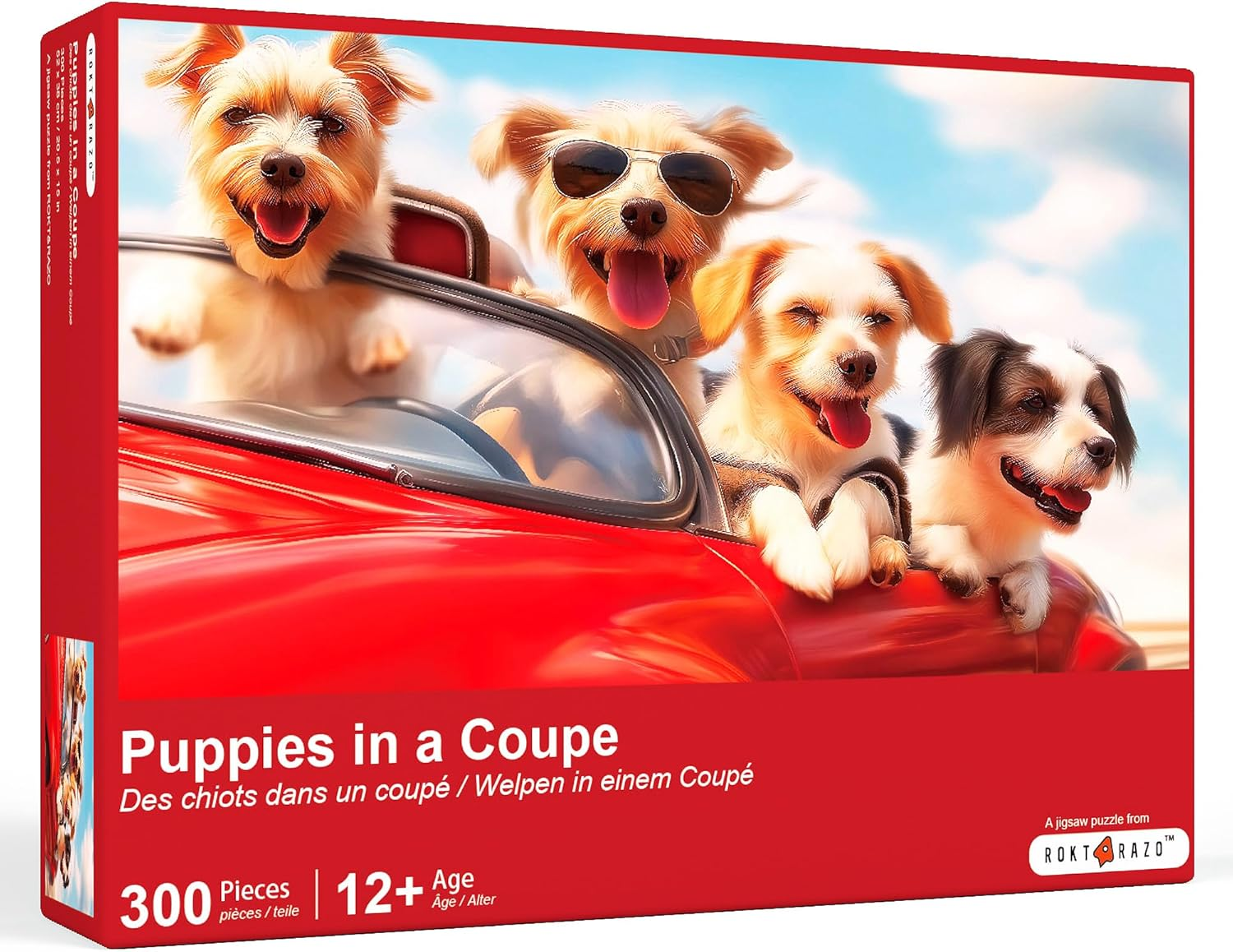 Donuts, 300 Pieces Jigsaw Puzzles, Moderate Challenge, Family Game Nights, Finish Size 20.5 * 15.0 In