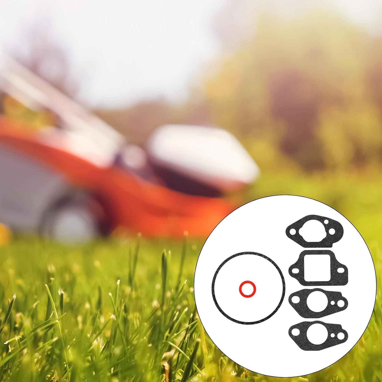 Carburetor Gasket Kit, Carburetor Bowl Gasket for GCV160/ GCV190/ GC160/ GC190/ GCV135/ G150/ G200/ G300/ G400/ GC135 Replacement 16010-883-015/16221-883-800/16212-ZL8-000 image number 2