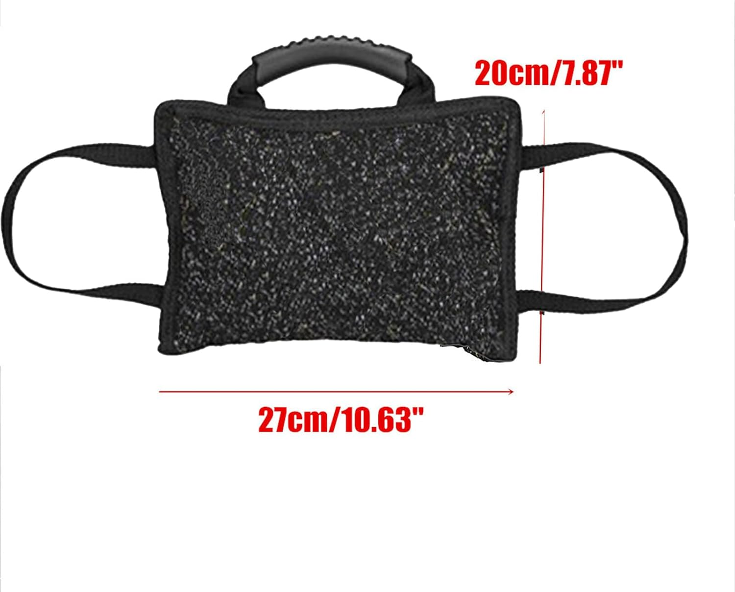 NCONCO Pet Dog Biting Tug Toy Durable Dog Leash Biting Cushion Dog Pull Toy with 3 Handles for Dog Training image number 5