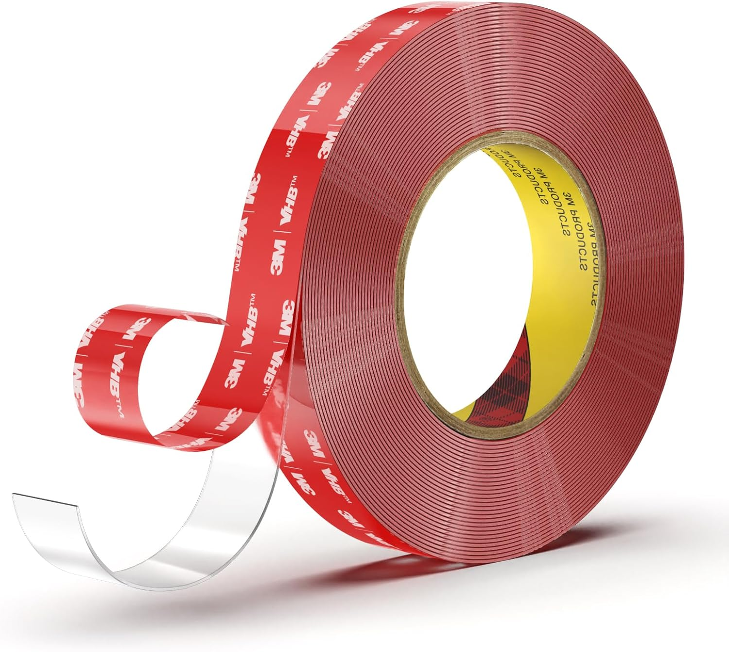 Double Sided Heavy-Duty Mounting Tape, Clear Waterproof Tape, 16FT Length, 0.94 Inch Width for Car LED Strip Lights Home Decor, Office Decor image number 1