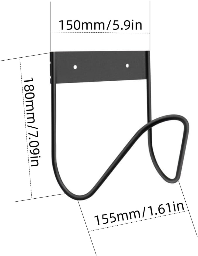 Changyeah Garden Hose Hanger, Hose Holder Garden Hose Holder, Irrigation Hose Holder with Screws and Expansion Screw for Water Hose Extension Cable image number 3